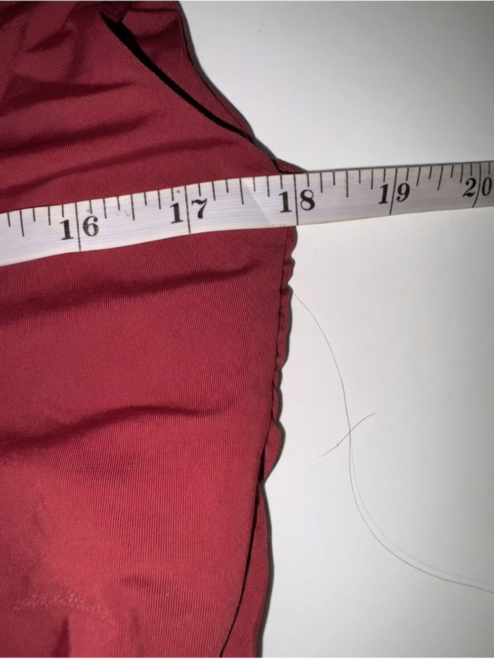 White Fox Boutique One-Shoulder Ruched Crop Top - Burgundy -XL - Picture 4 of 6